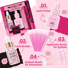 PRO LASHBEAUTY bonder-primer goutte d application précise et économique