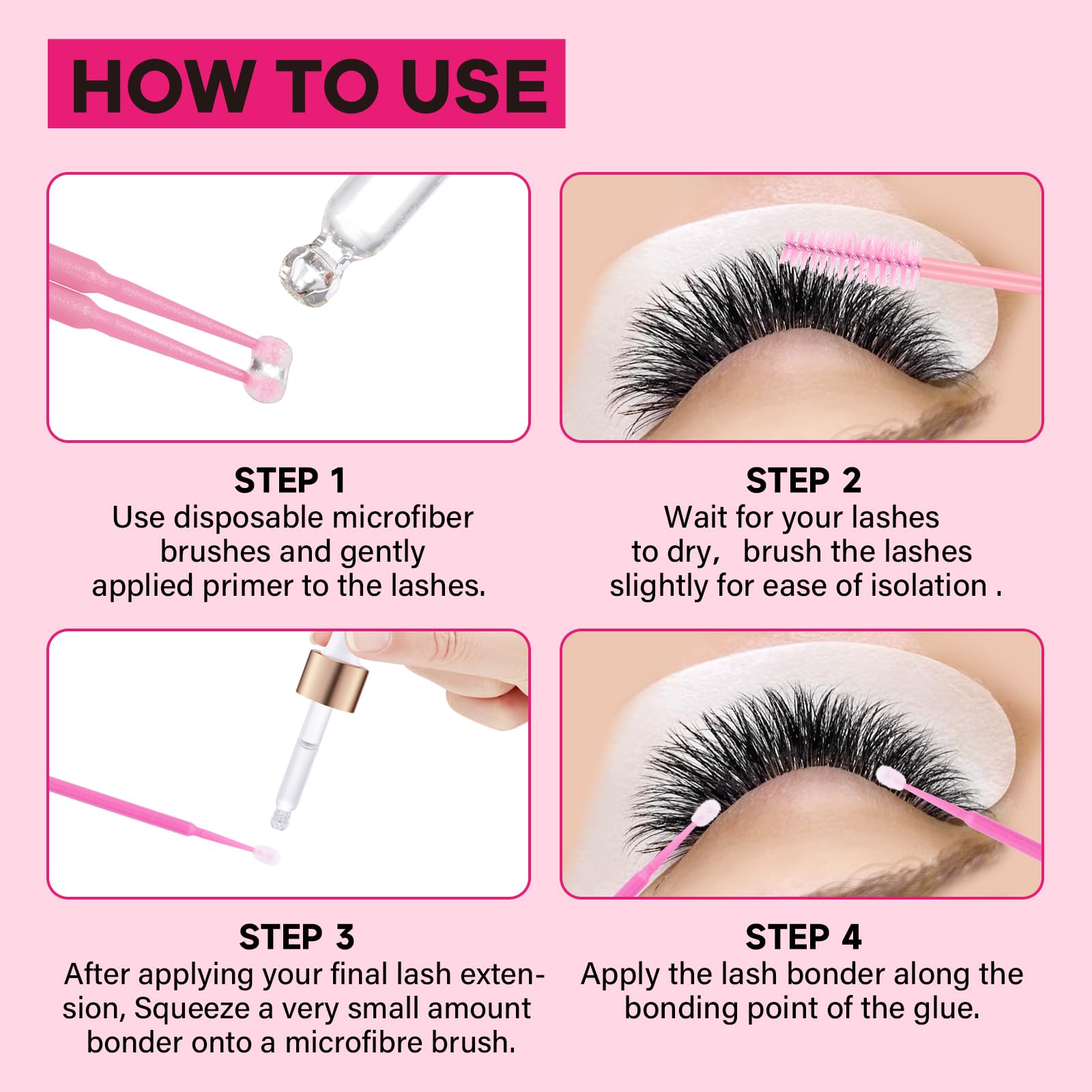 PRO LASHBEAUTY bonder-primer retention longue bond extensions
