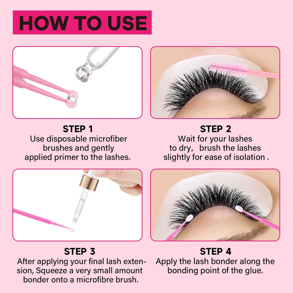 PRO LASHBEAUTY bonder-primer retention longue bond extensions