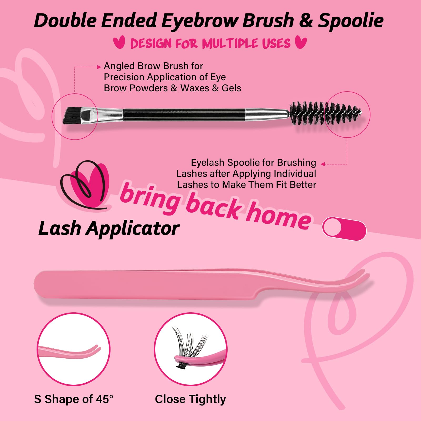 PRO LASHBEAUTY – brosse cils, entretien et séparations nettes