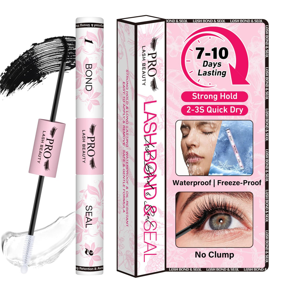 PRO LASHBEAUTY Colle 2 en 1 dans un tube noir precision sur les cils