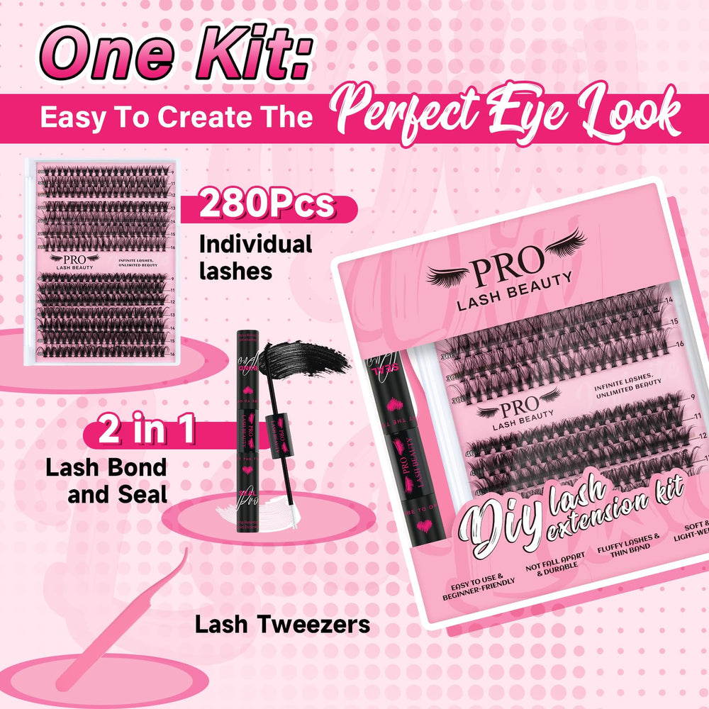 PRO LASHBEAUTY colle cils et sceau: fixation durable et étanche
