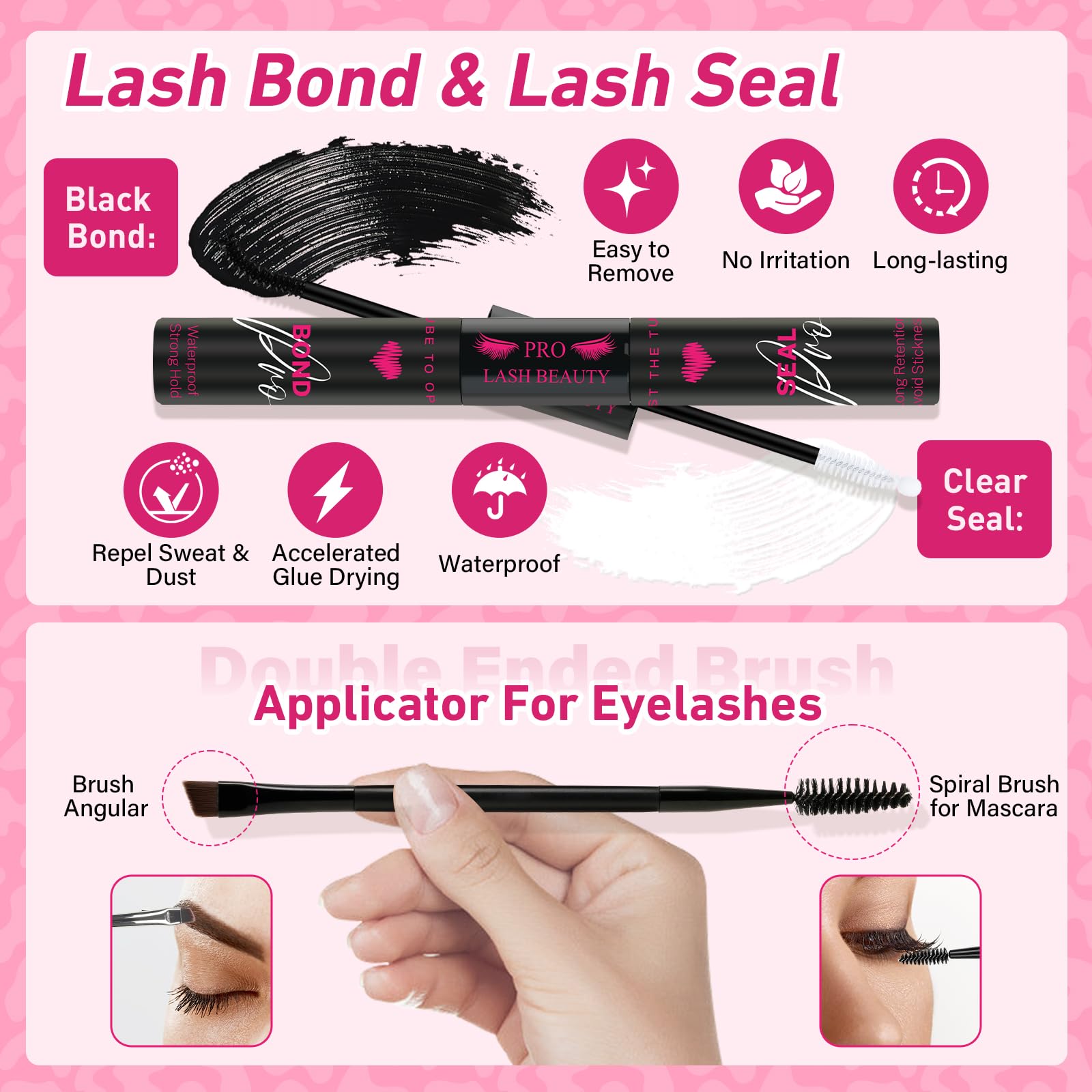 Colle et scellant PRO LASHBEAUTY pour maintenir et protéger les cils