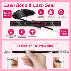 Colle et scellant PRO LASHBEAUTY pour maintenir et protéger les cils