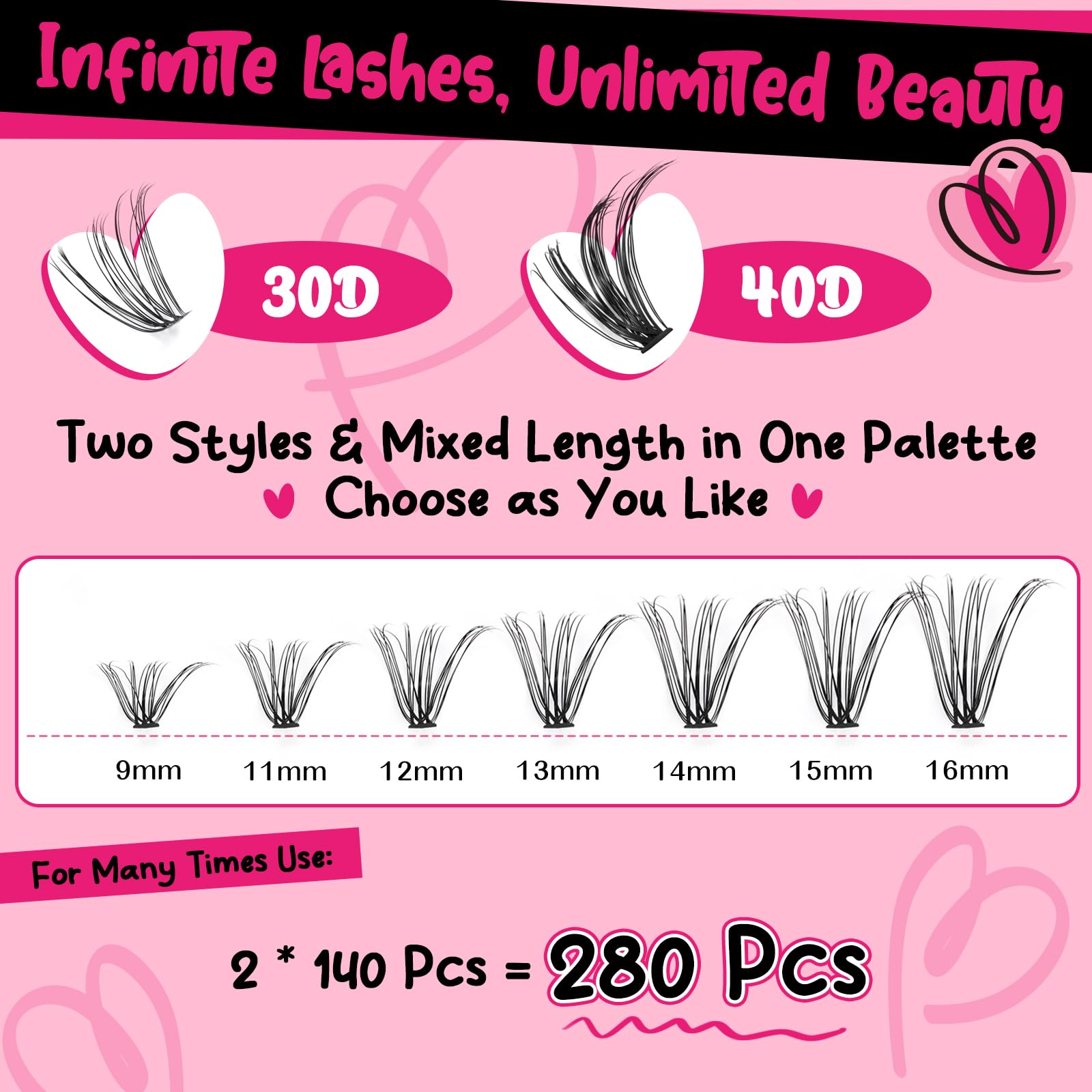 PRO LASHBEAUTY – dissolvant cils, démaquille facilement sans abîmer