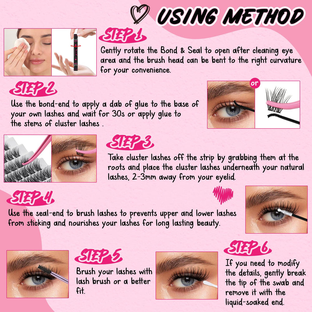 Démonstration d'application regard pour un look naturel.