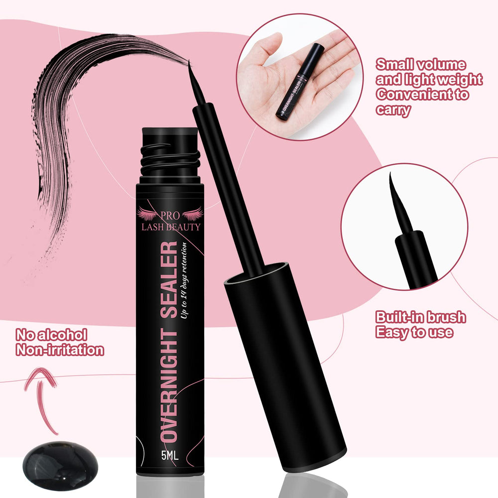 PRO LASHBEAUTY Overnighter: racines des cils scellées pour une finition nette.