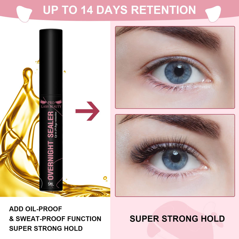 PRO LASHBEAUTY Overnighter: tenue potentielle jusqu'à 14 jours selon conditions d'usage.
