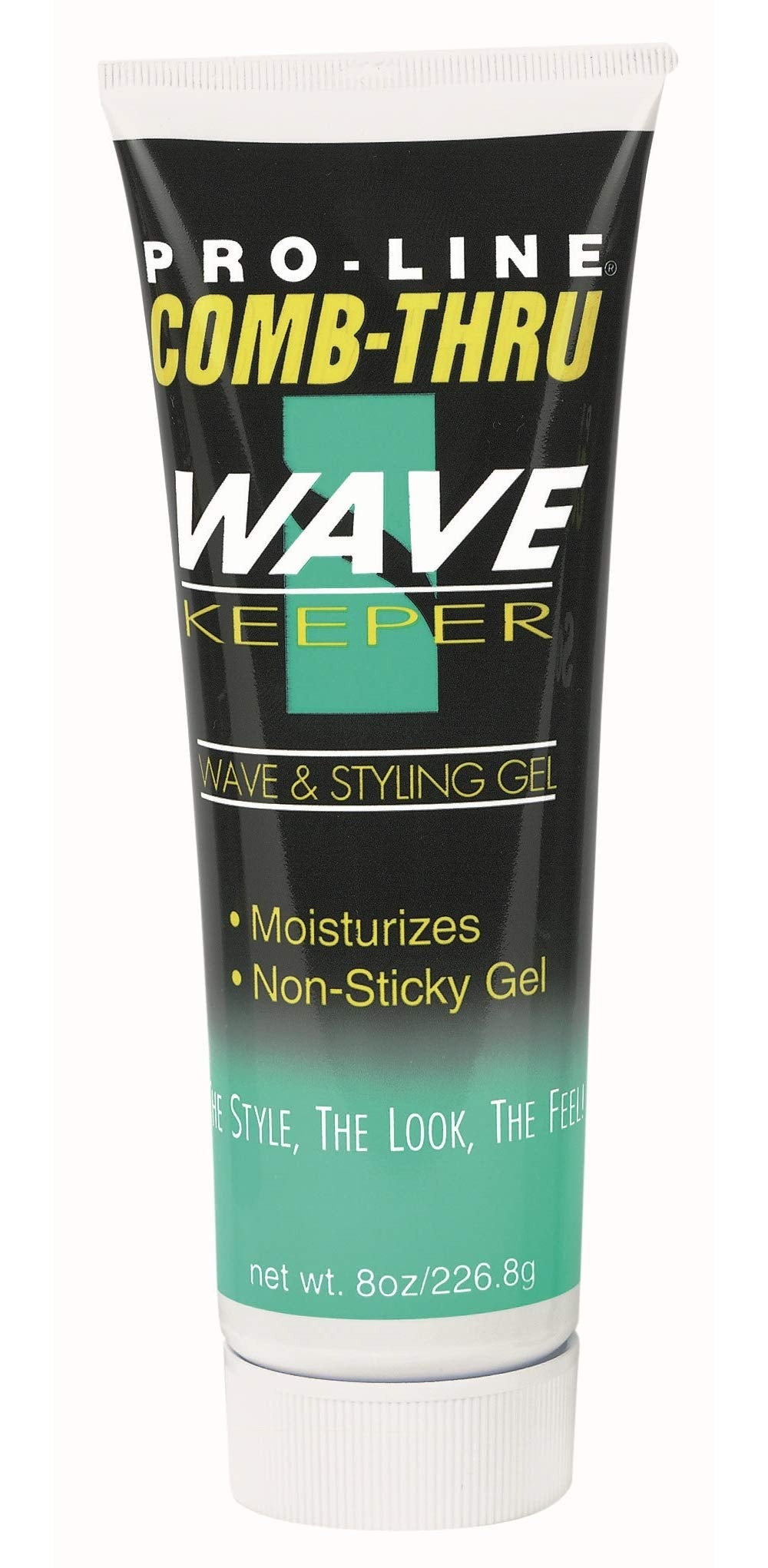 Pro-Line Comb-Thru Wave Keeper Gel, bouteille de 226 g, aide à définir les ondulations.