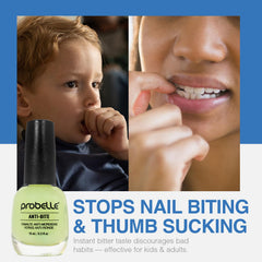 Probelle Anti-Bite extreme-taste formula close-up emphasizing deterrent effect.