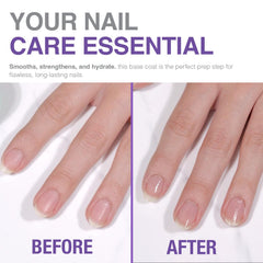 Ongles brillants et naturels après séchage rapide.