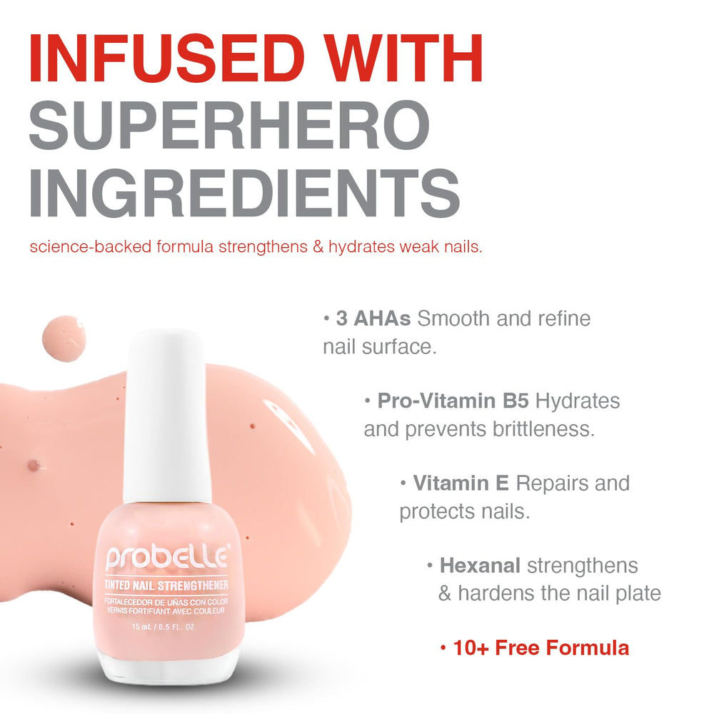 Probelle finition brillante Rose Pétale, donne un éclat naturel durable.