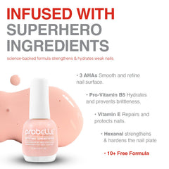 Probelle finition brillante Rose Pétale, donne un éclat naturel durable.