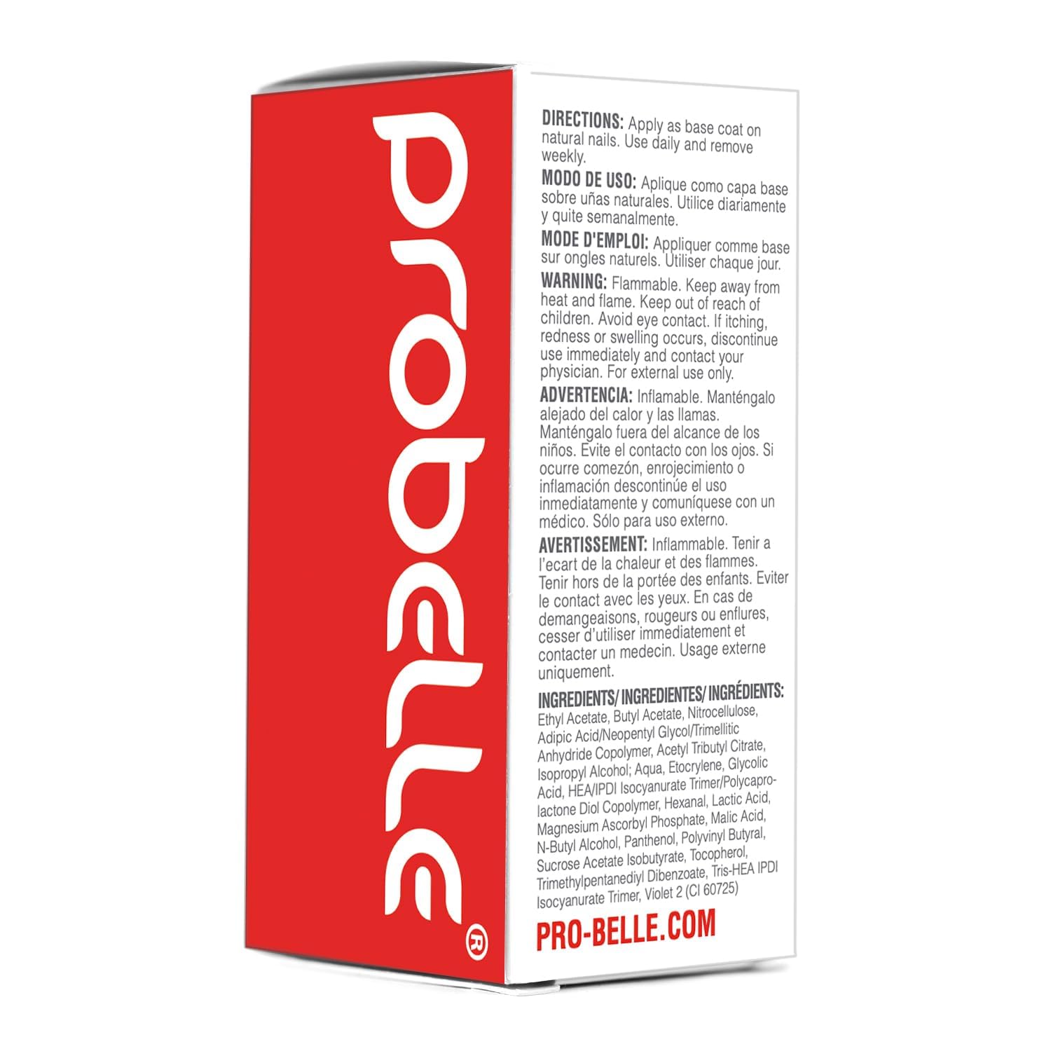 Probelle Emballage Produit : packaging clair et informations utiles