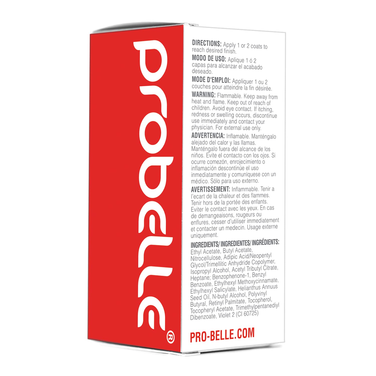 Probelle Top Coat Sealer finition rapide et durable pour une manucure parfaite.