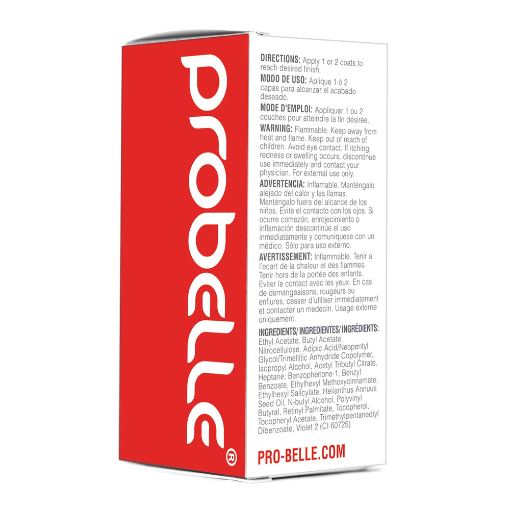 Probelle Top Coat Sealer finition rapide et durable pour une manucure parfaite.