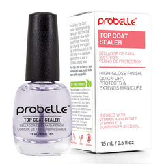Probelle Top Coat Sealer vernis brillant pour une finition longue tenue.