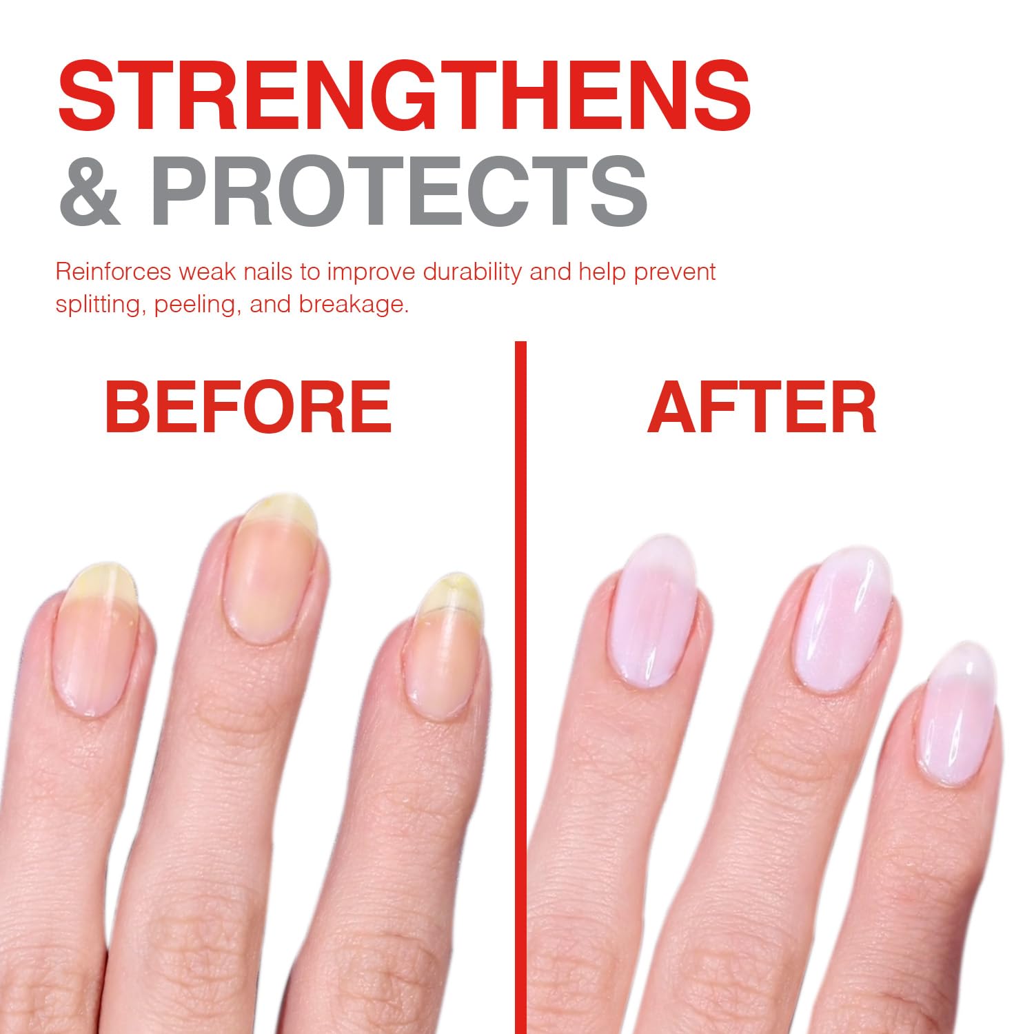 Probelle utilisation quotidienne sur ongles naturels, soin et renforcement progressifs.