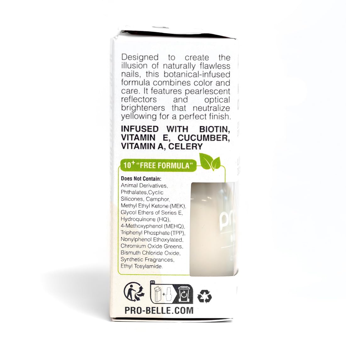 Probelle vitamines A et E pour la santé des ongles.
