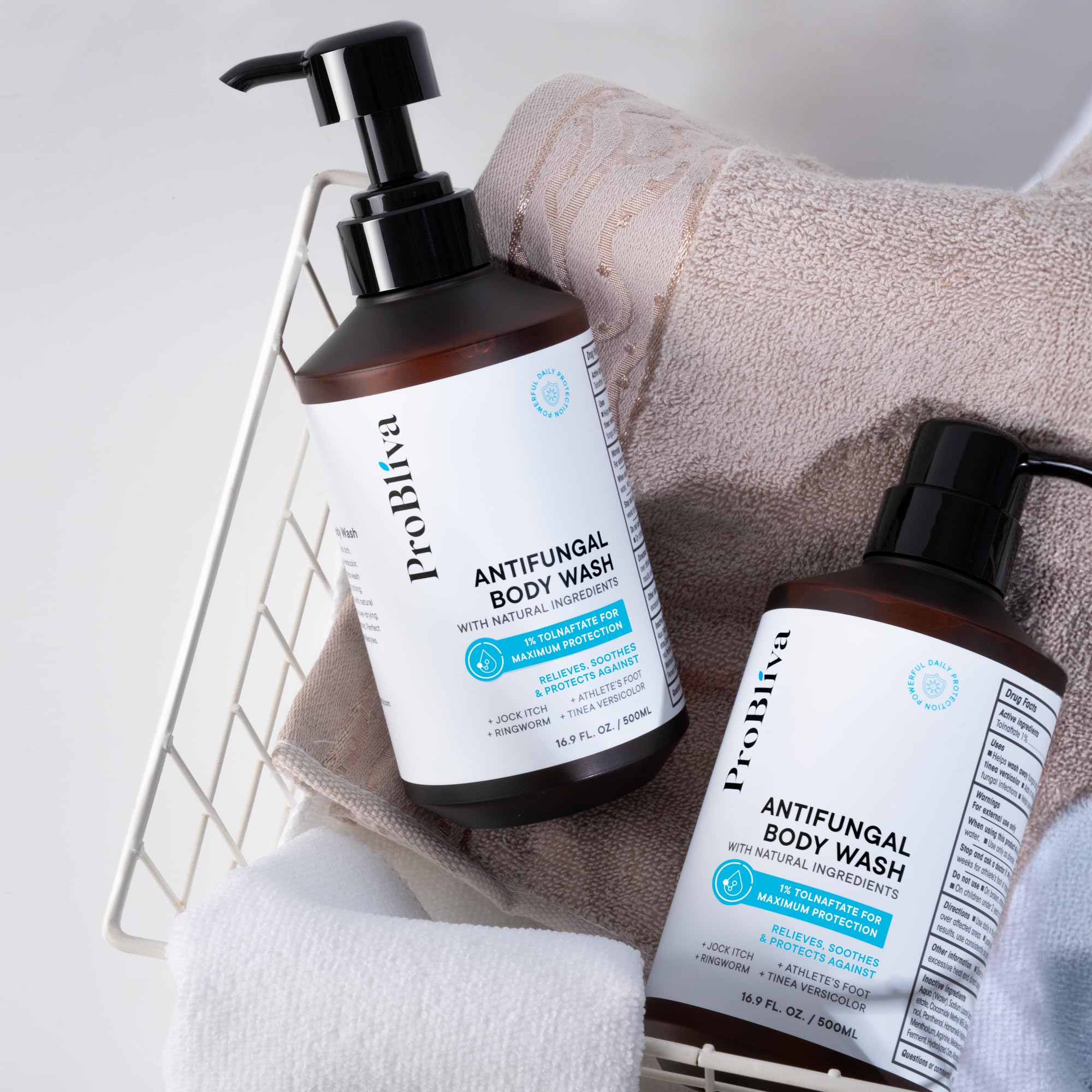 ProBliva: usage sportif, nettoyant corporel après activité intense.