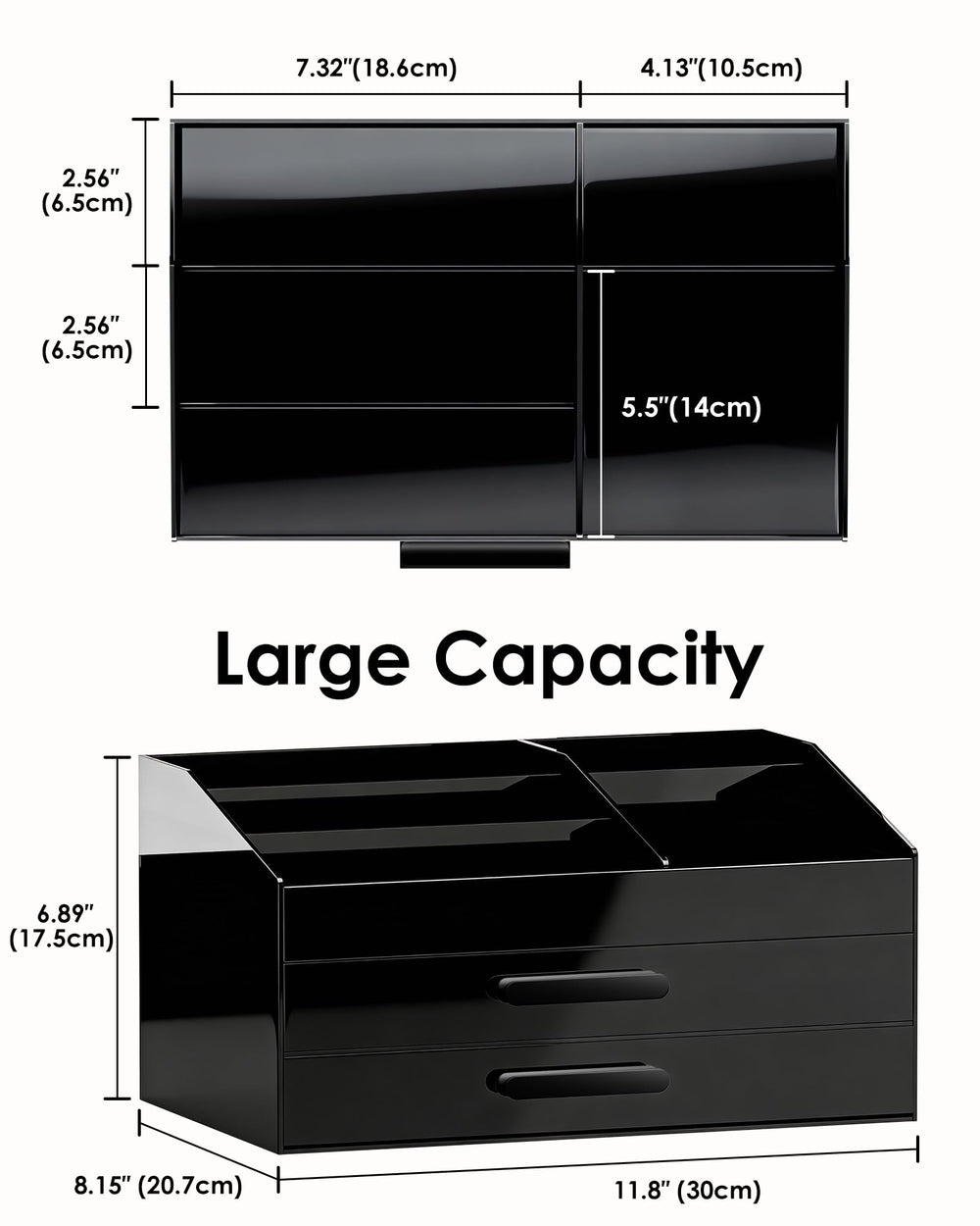 ProCase Cologne Organizer – parfait sur comptoir ou coiffeuse.