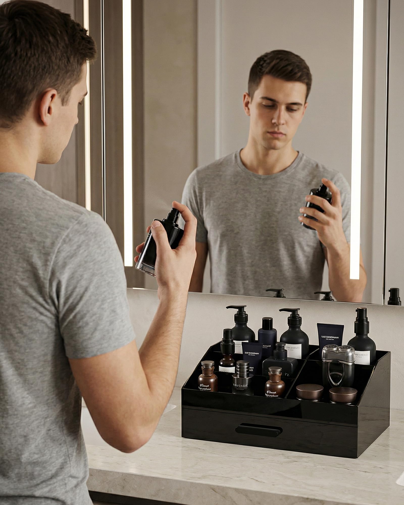 ProCase Organisateur Cologne — ensemble cadeau pratique pour homme et femme.