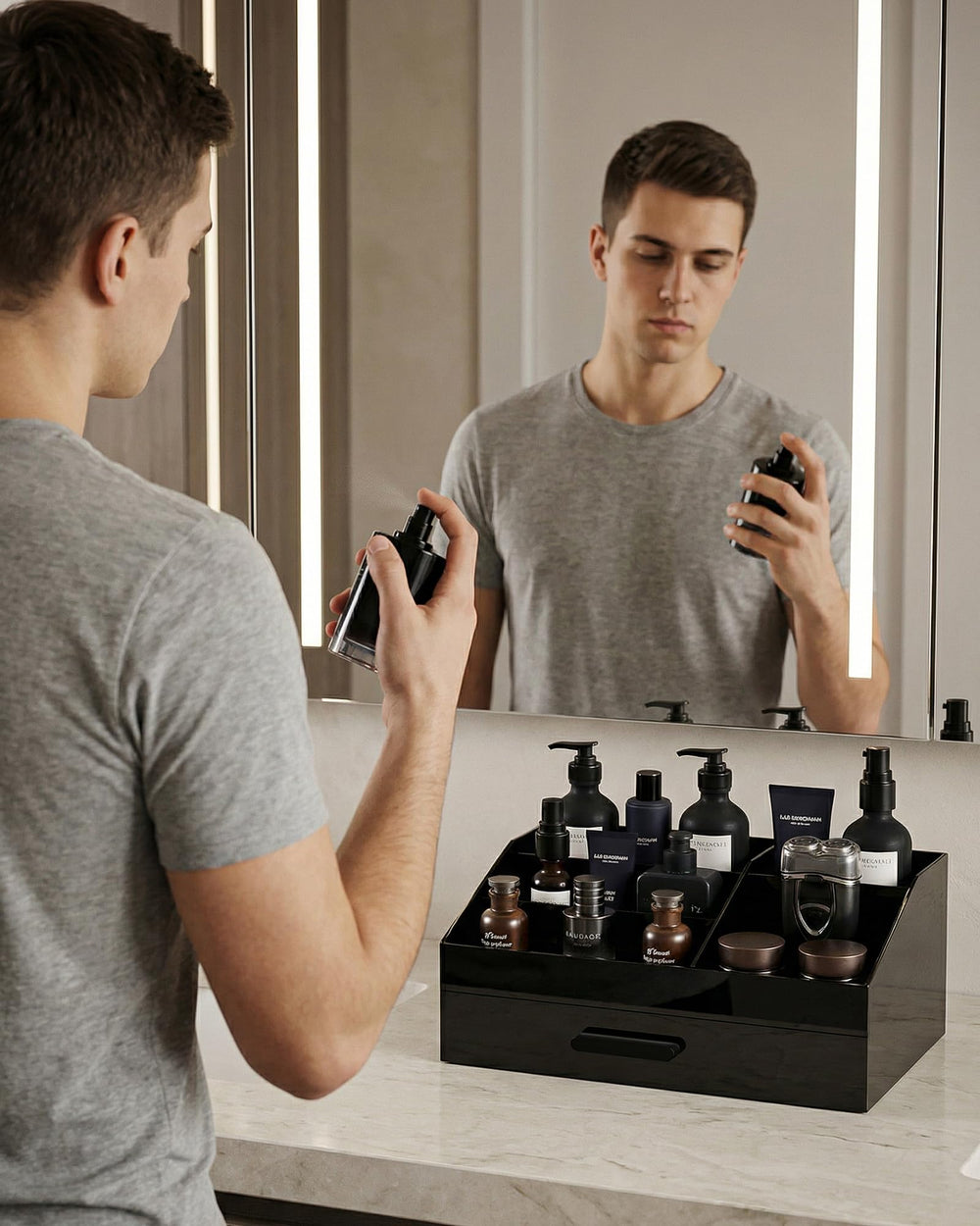 ProCase Organisateur Cologne — ensemble cadeau pratique pour homme et femme.