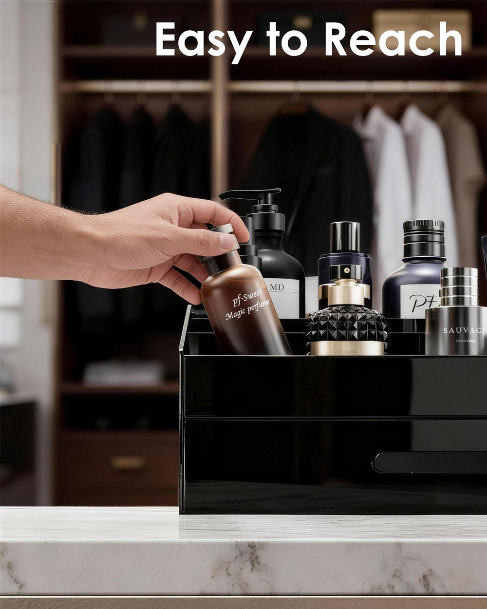 ProCase Organisateur Cologne rangements soins — usage polyvalent pour parfums et soins.
