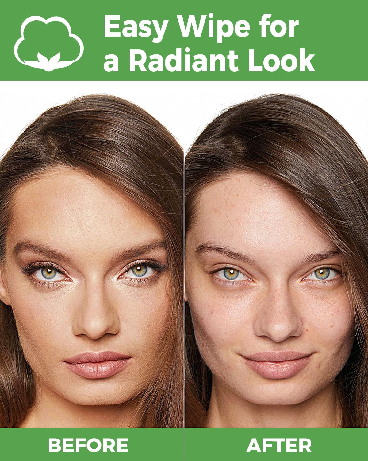 Démaquillage quotidien en douceur avec les disques ProCIV à double face.