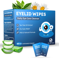 ProCIV lingettes paupiere prehumidifiees emballage: nettoyage quotidien pratique sans rinçage.