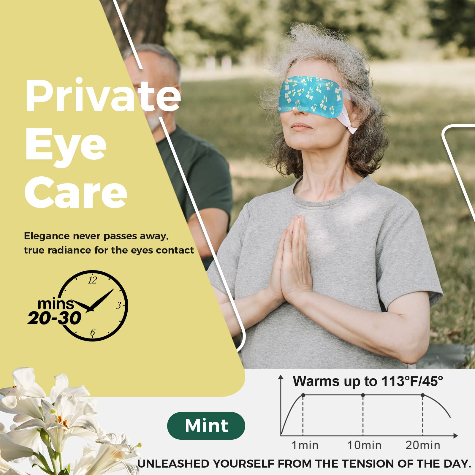 Confort léger et soin des yeux de 20–30 minutes ProCIV Jasmine.
