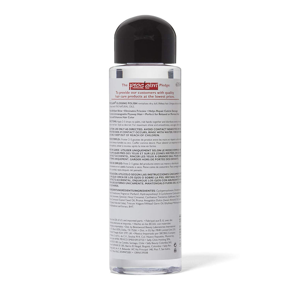 Proclaim Polissage brillant – application facile pour cheveux lisses et brillants.
