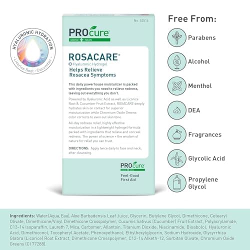 Rosacare CC Hydrogel – application rapide sur la peau et confort immédiat.