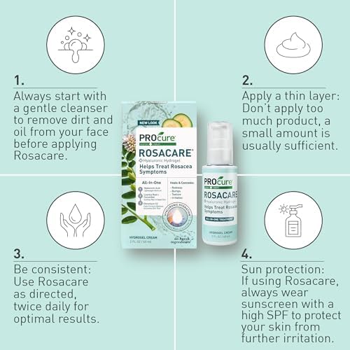 Ingrédients naturels Rosacare CC Hydrogel avec calendula et aloé vera.