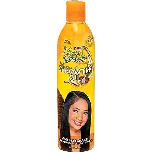 Profectiv Mega Growth — goutte d'huile capillaire pour nourrir et démêler les cheveux.