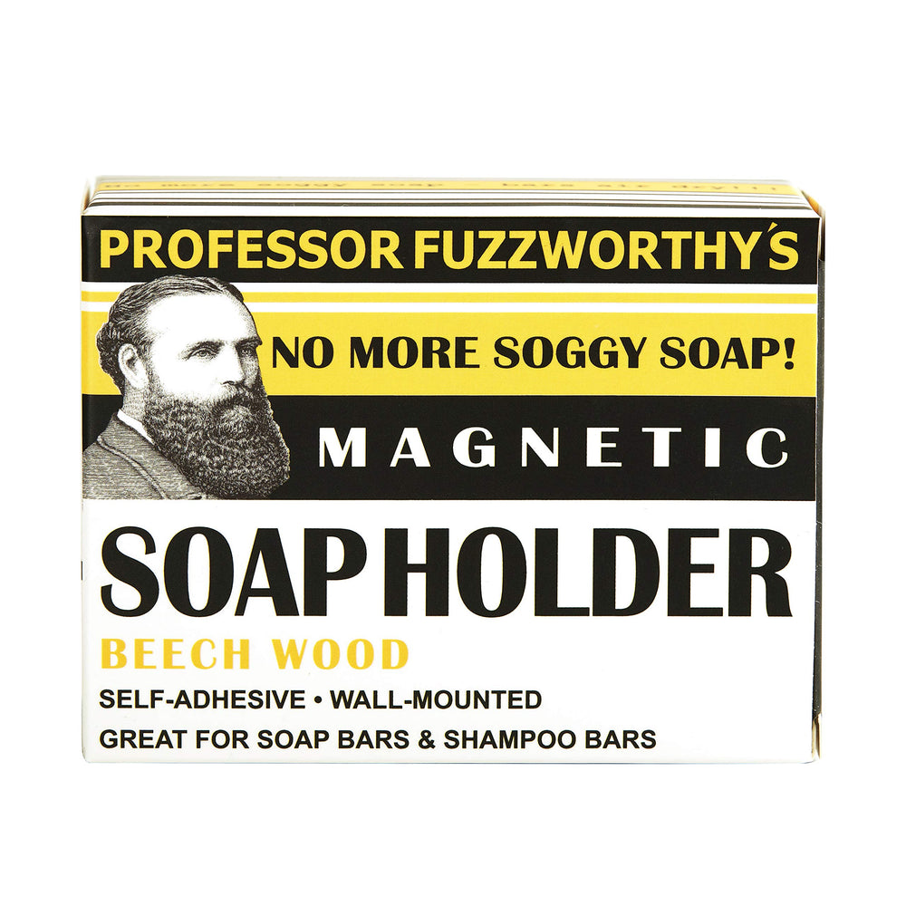Porte savon en bois Professor Fuzzworthy idéal pour savon et barres shampoing