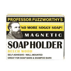 Porte savon en bois Professor Fuzzworthy idéal pour savon et barres shampoing