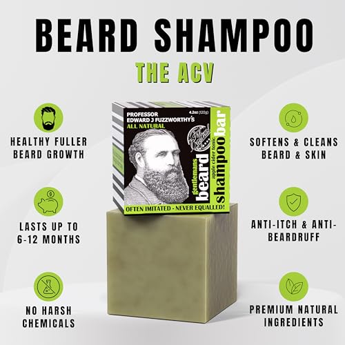 Professor Fuzzworthy's Barbe, mousse naturelle pour démêler en douceur.