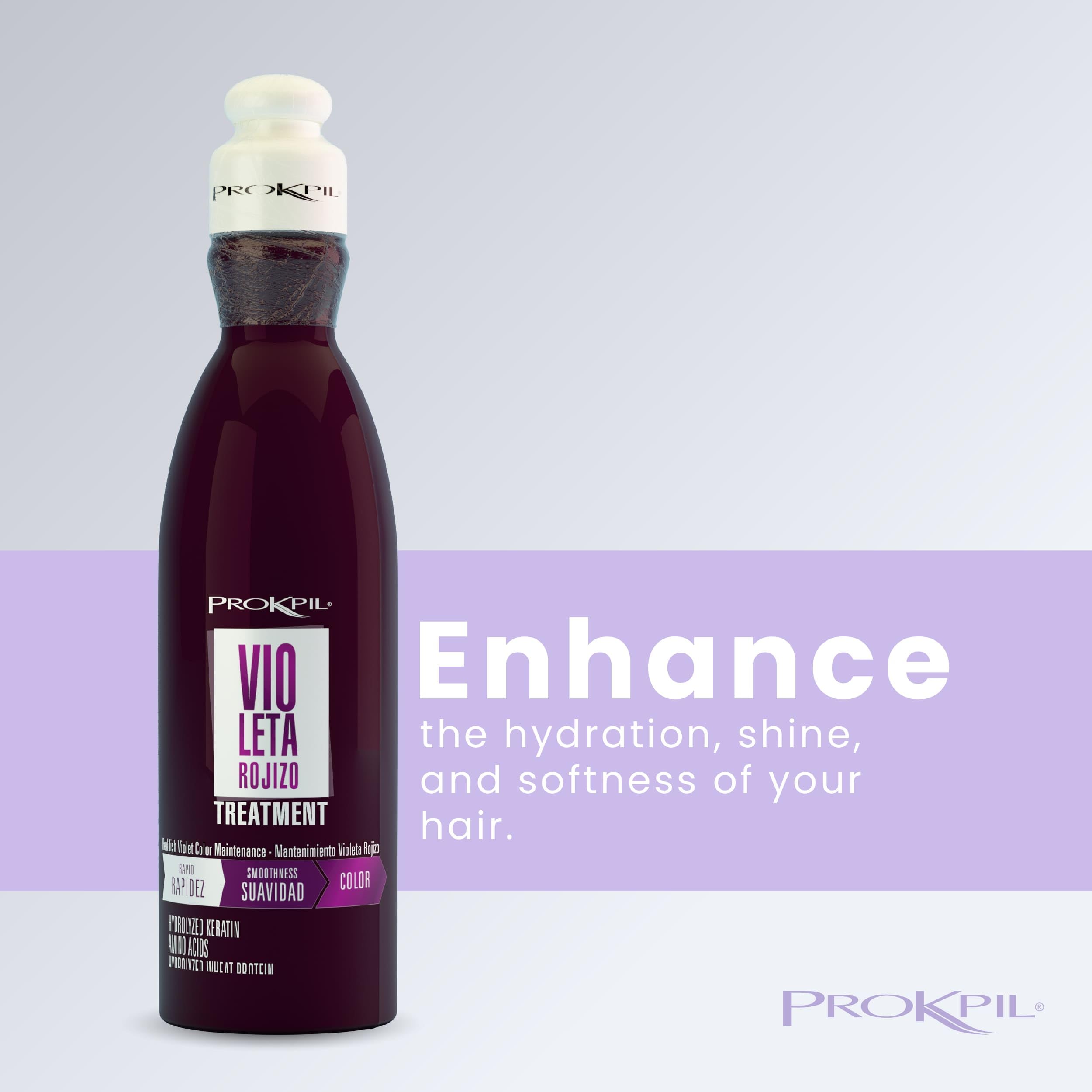Prokpil Brillance et hydratation : cheveux plus lisses et lumineux.