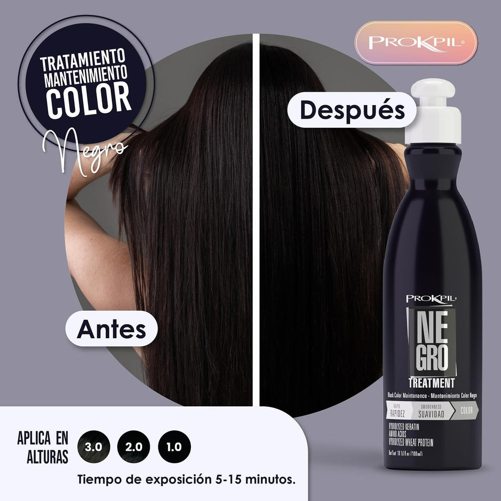Prokpil Noir Spécial, texture crème, apporte une brillance subtile.