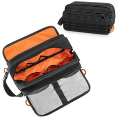 Prokva Dopp Kit avec compartiment central spacieux pour les essentiels de voyage.
