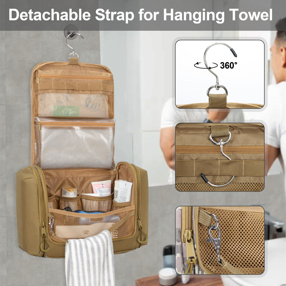Prokva sac toilette tactique avant molle pour accessoires