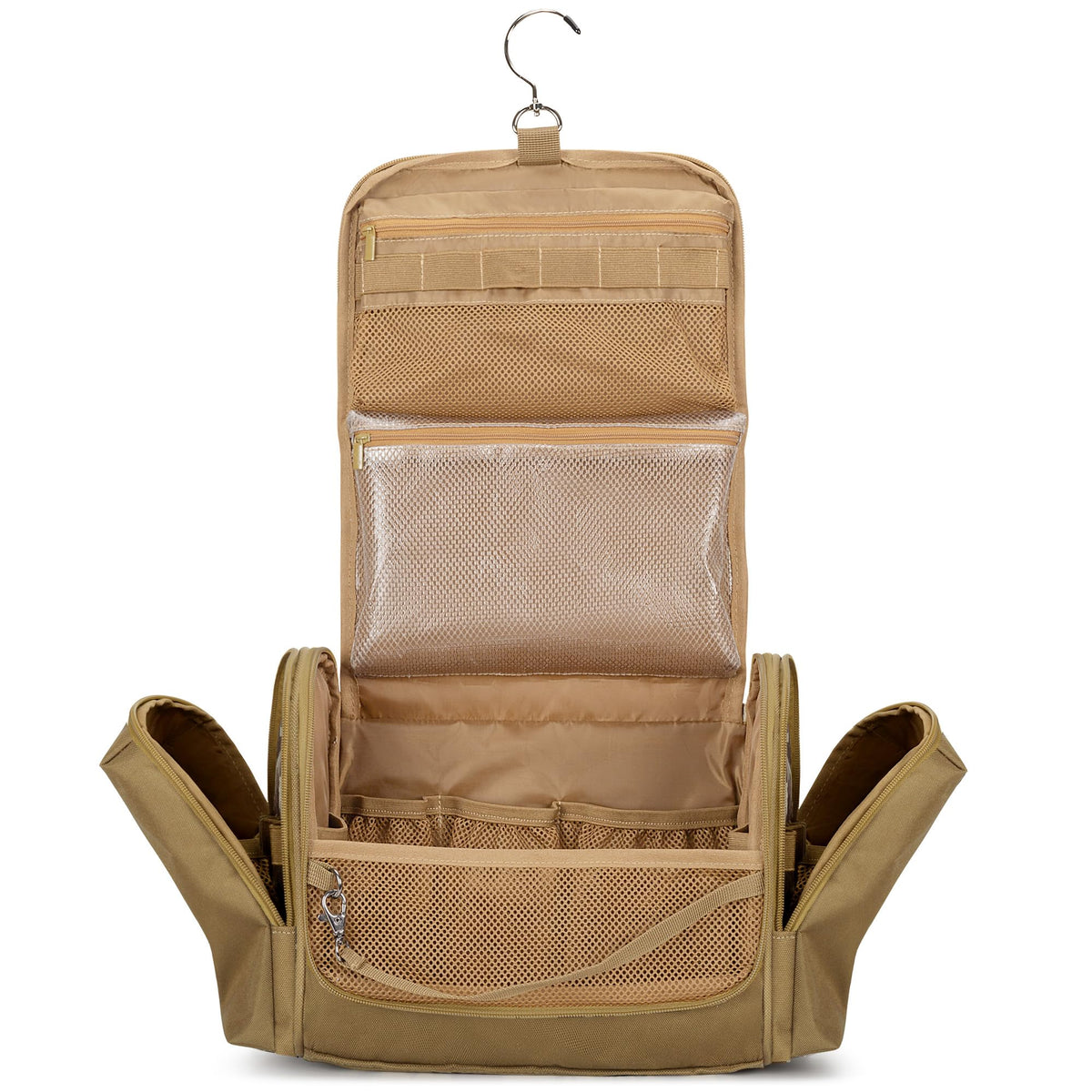 Prokva sac toilette tactique ouverture principale pour accès rapide