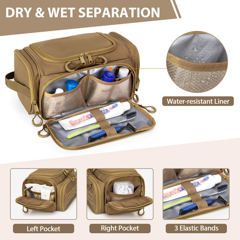 Prokva trousse de toilette ouverture visible, accès rapide à l essentiel