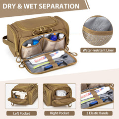 Prokva trousse de toilette ouverture visible, accès rapide à l essentiel