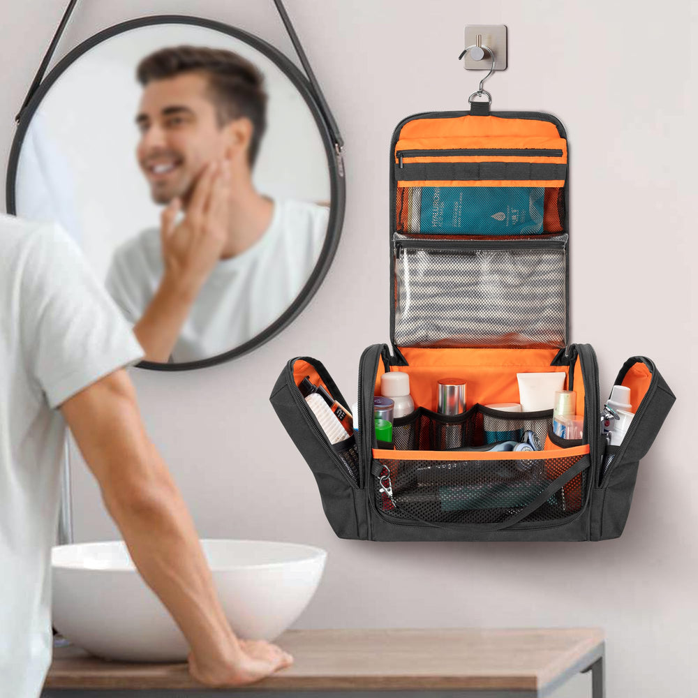 Prokva trousse toilette nylon robuste conçue pour durer lors des déplacements.