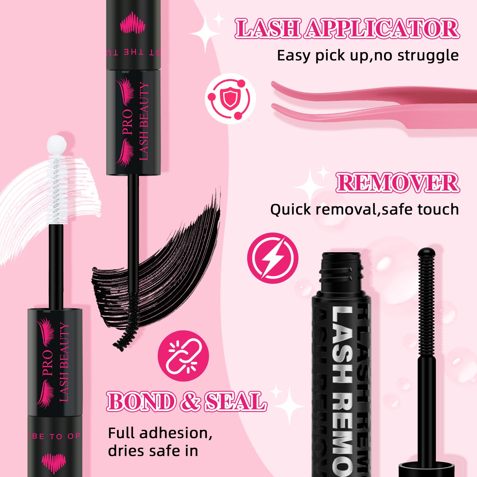 PRO LASHBEAUTY extensions cils 8-18 mm pour look personnalisé