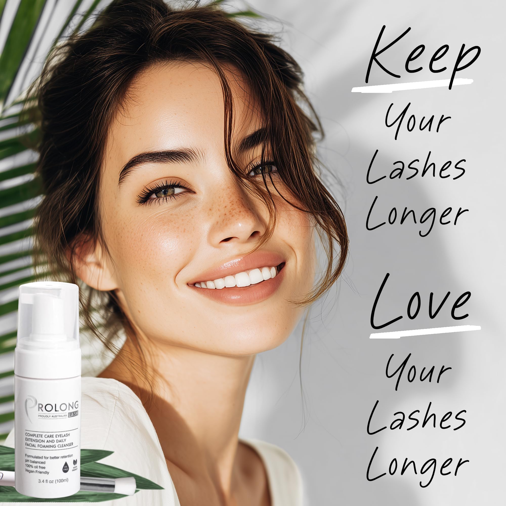 PROLONG LASH kit brosse cils, entretien professionnel et domicile pour extensions propres.