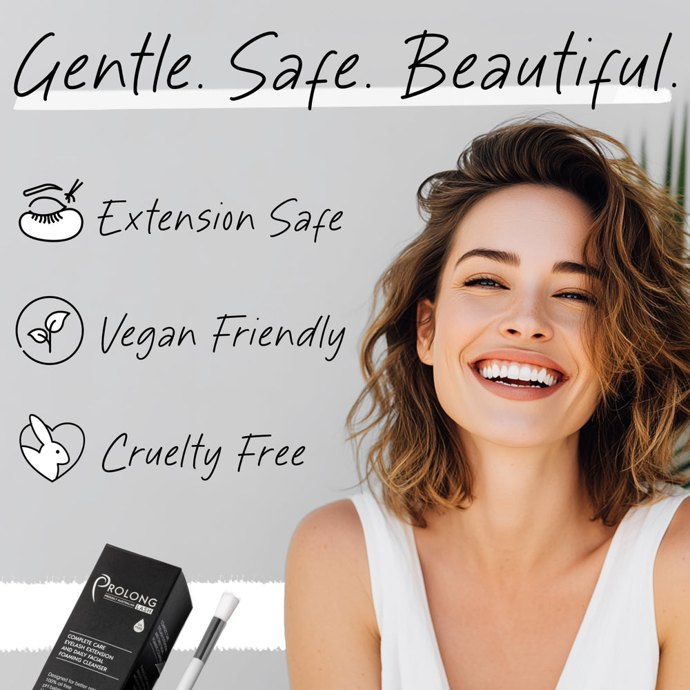 PROLONG LASH extensions propres et durables, respectant les investissements en soins.