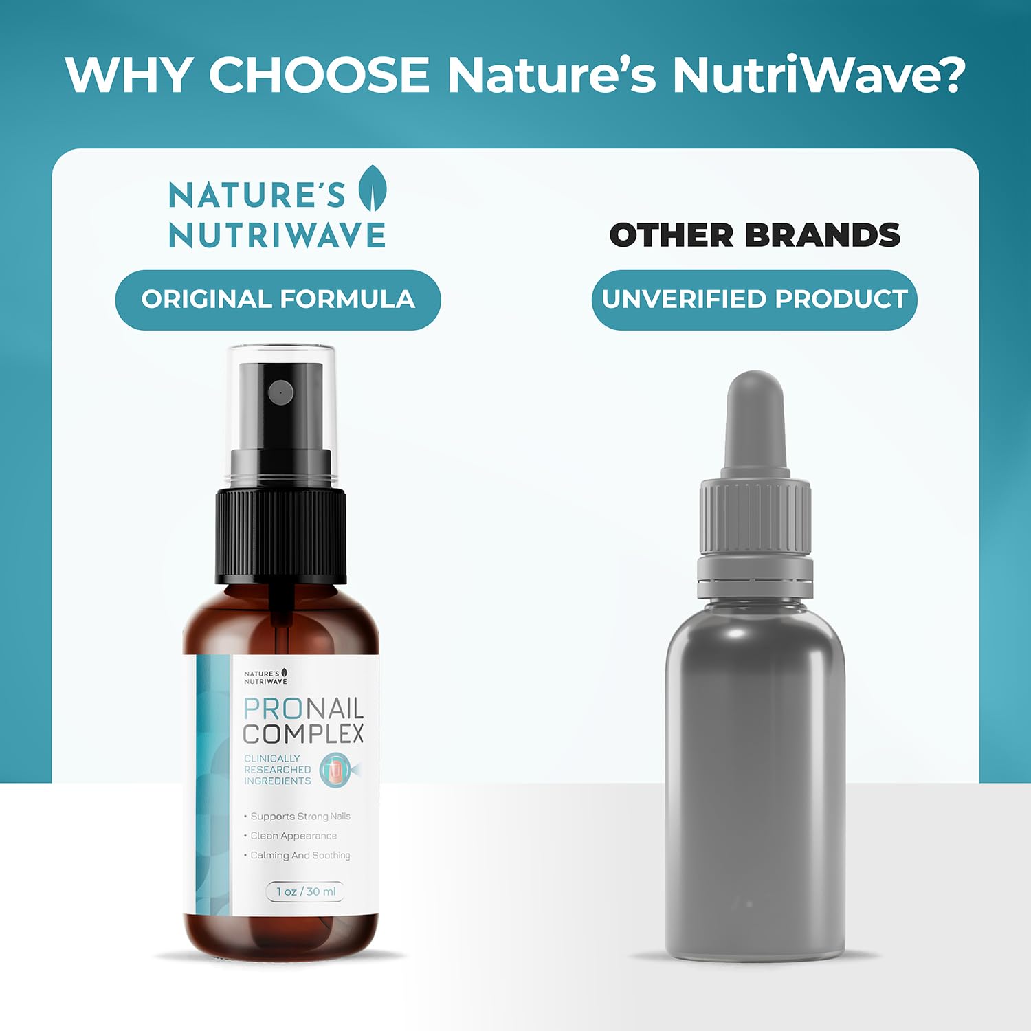 Nature’s NutriWave PronailComplex mise en œuvre facile pour une utilisation rapide.